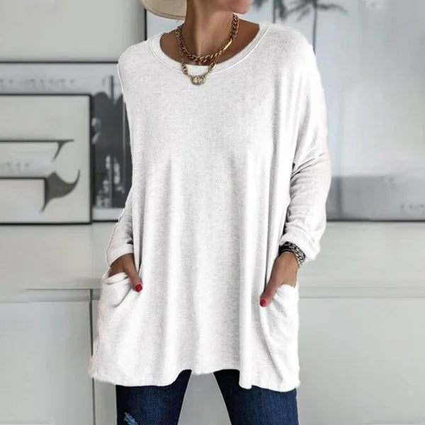 Aelira™ - Casual Long-Sleeve Shirt