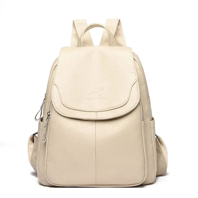 Kristlaug | Elegant and lightweight backpack in a soft white tone