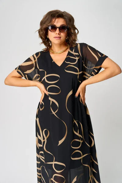 Hanna™ - Elegant Chiffon Dress