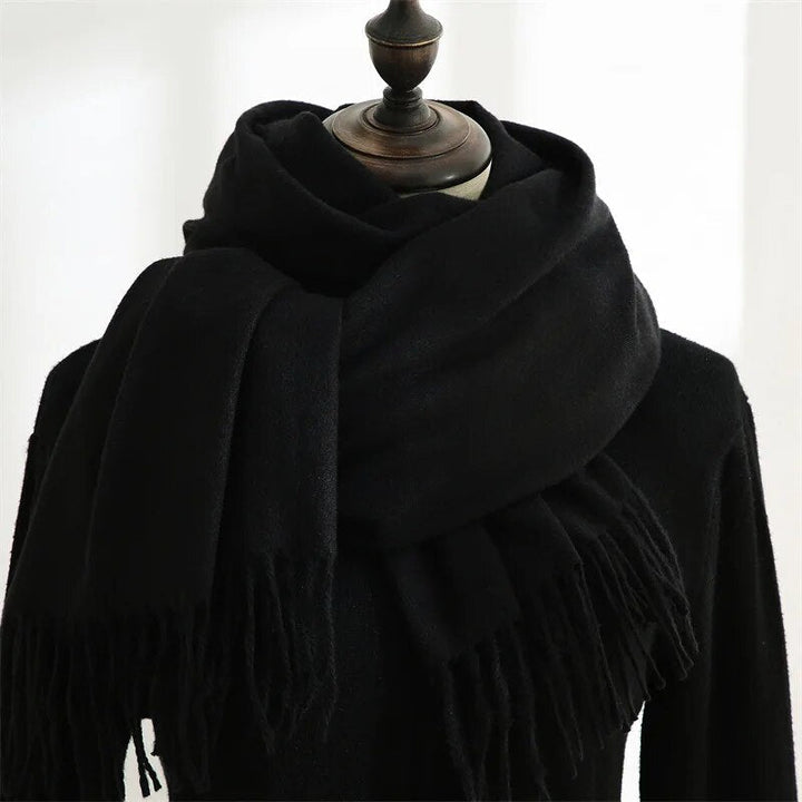 Designer-Schal mit Quasten | Warmer und weicher Kaschmir