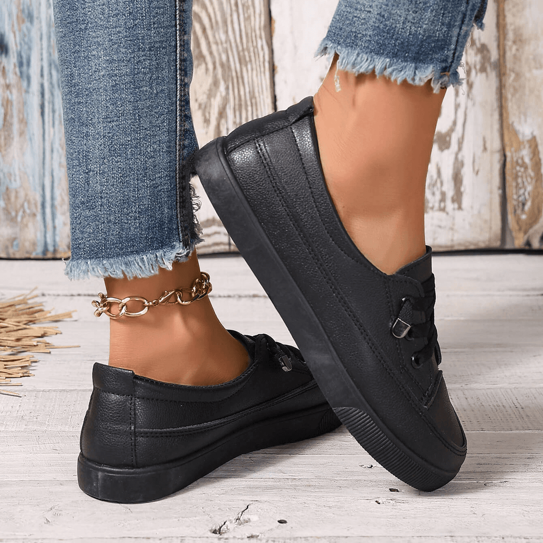 Elise™ – Women's Lace-Up Orthopedic Flat Shoes