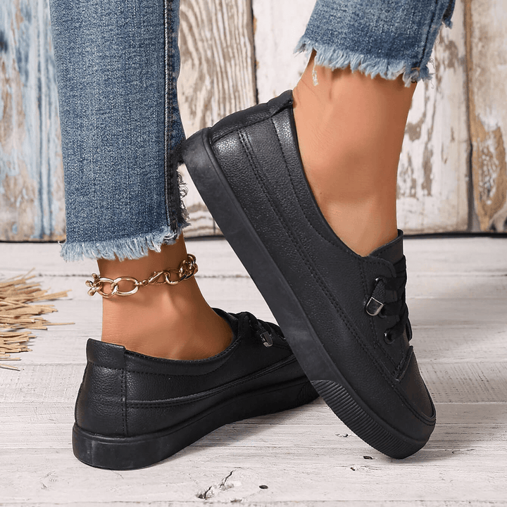 Elise™ – Women's Lace-Up Orthopedic Flat Shoes