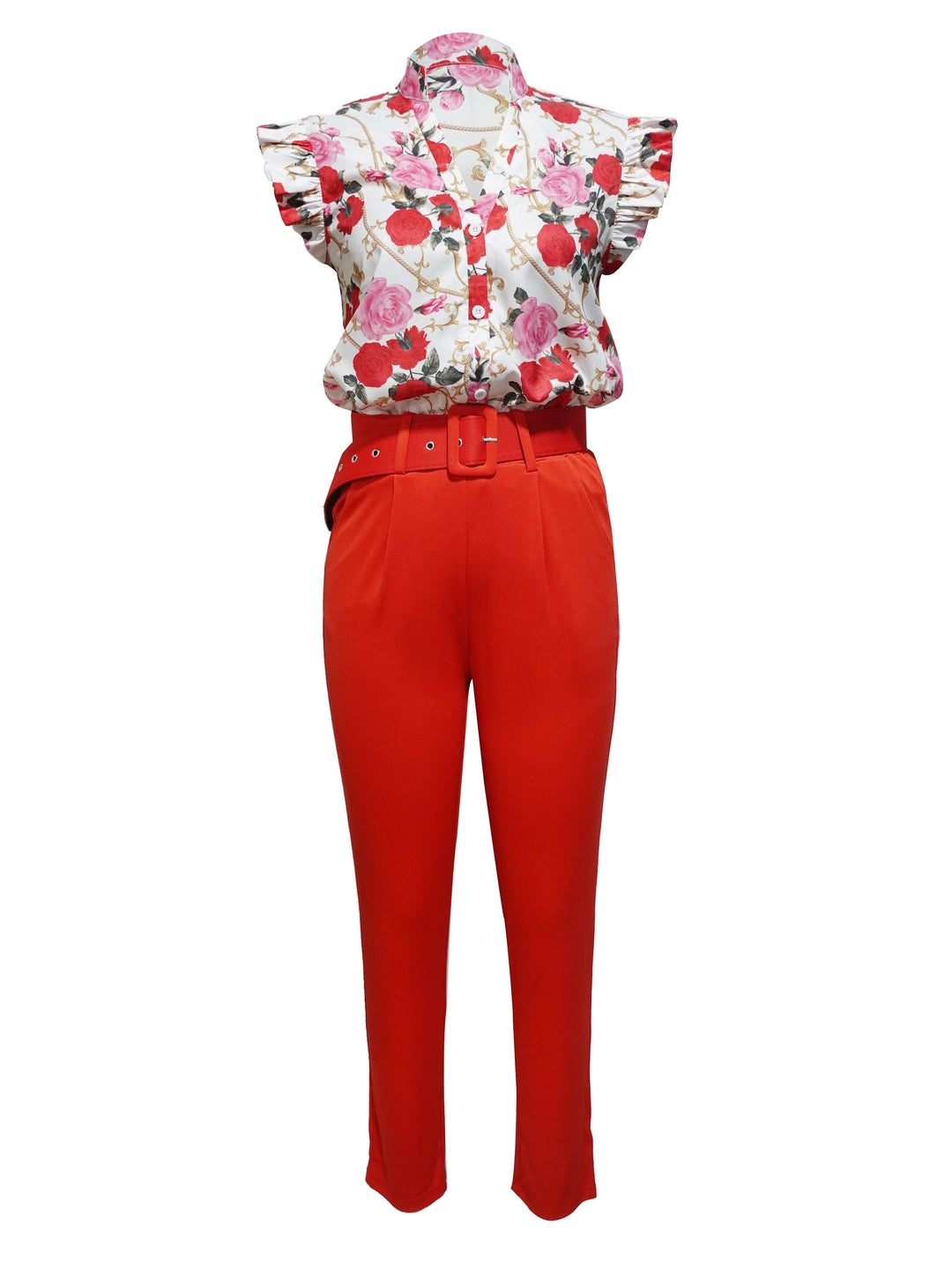 Rainie - Stylish Set with Ruffled Hems