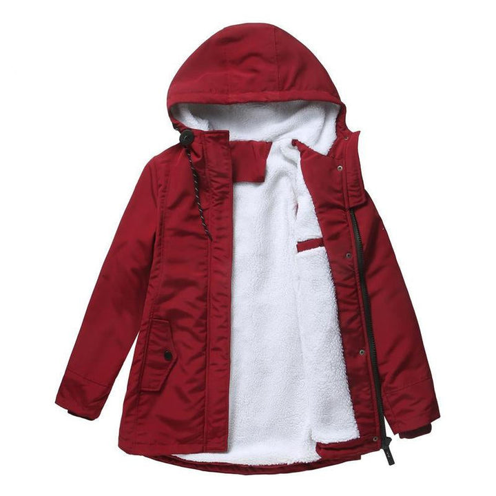 AMINA™ - Insulated winter jacket with hood and quilted lining for ultimate thermal comfort