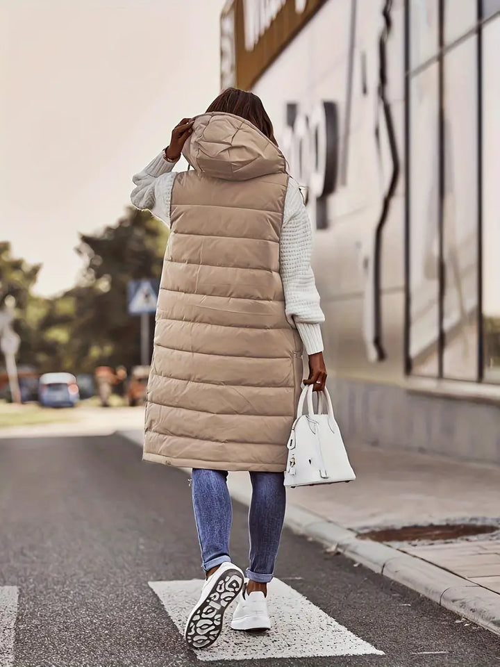 Marzia - Coat With Hood And Buttons On The Front