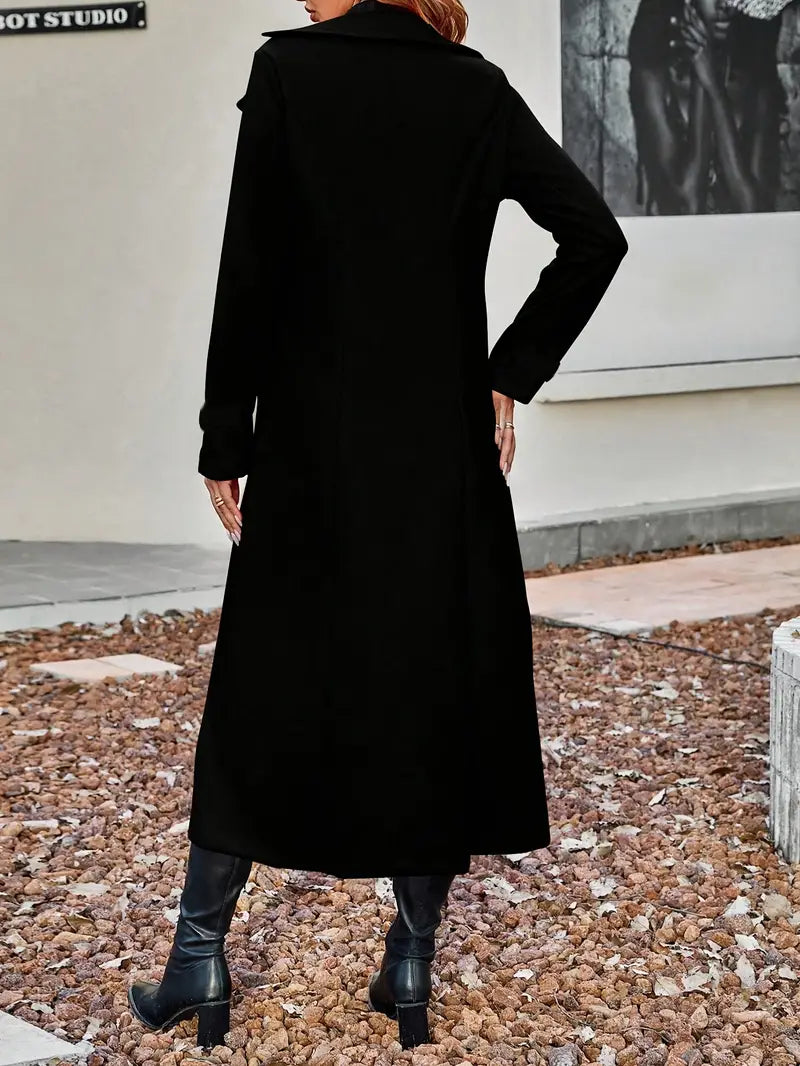 Klara - Double-Breasted Coat With Lapel Collar