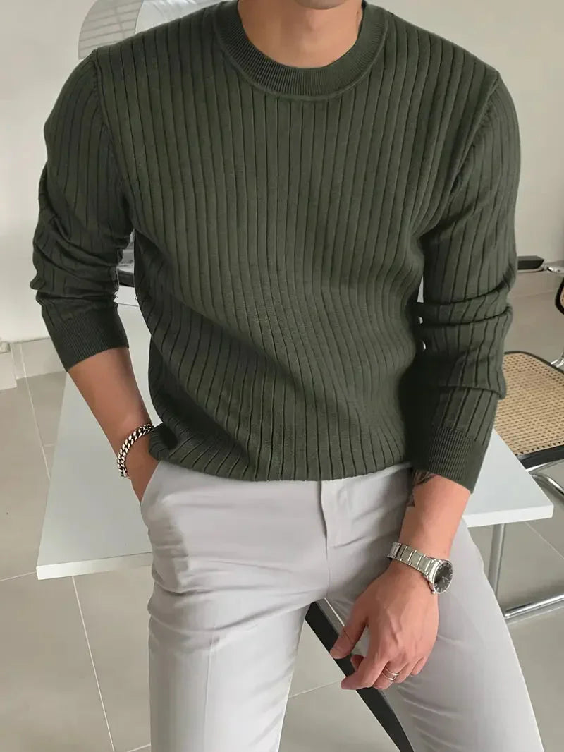 Brit & Boho™️ | Mike Essential Crew Neck Sweater