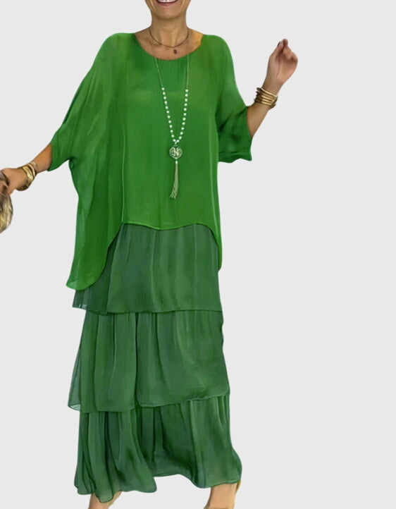 Susan™ | Elegant, long, flowing dress