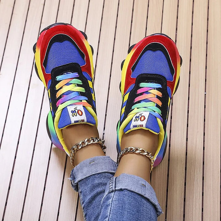 Isolina - Orthopedic Rainbow Shoes
