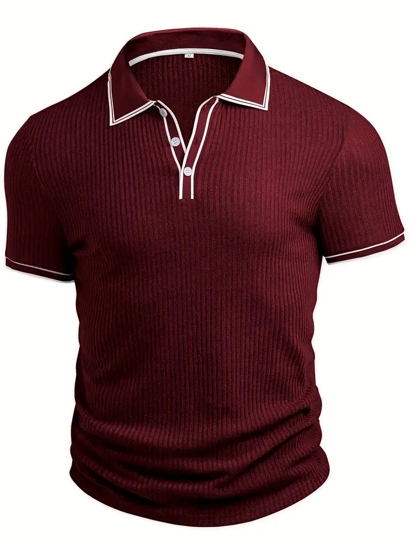 Emilio™ - Men's Tailored Ribbed Polo