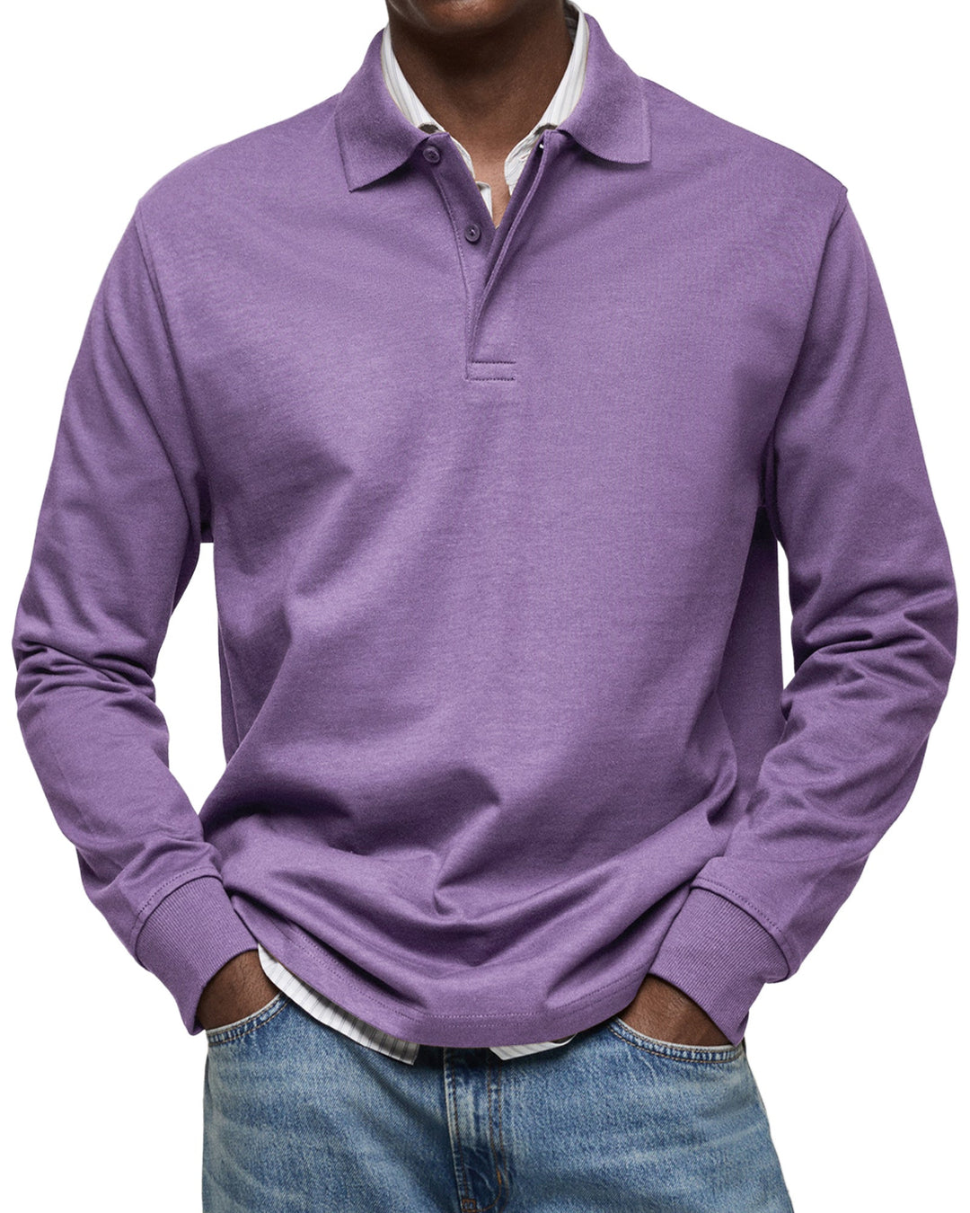 Alex™ - Long-Sleeved Casual Polo