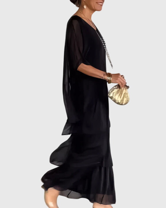 Susan™ | Elegant, long, flowing dress