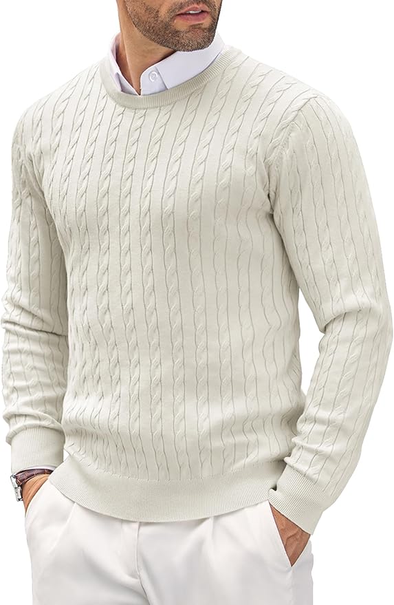 Brit & Boho™️ | Cable Knit Sweater