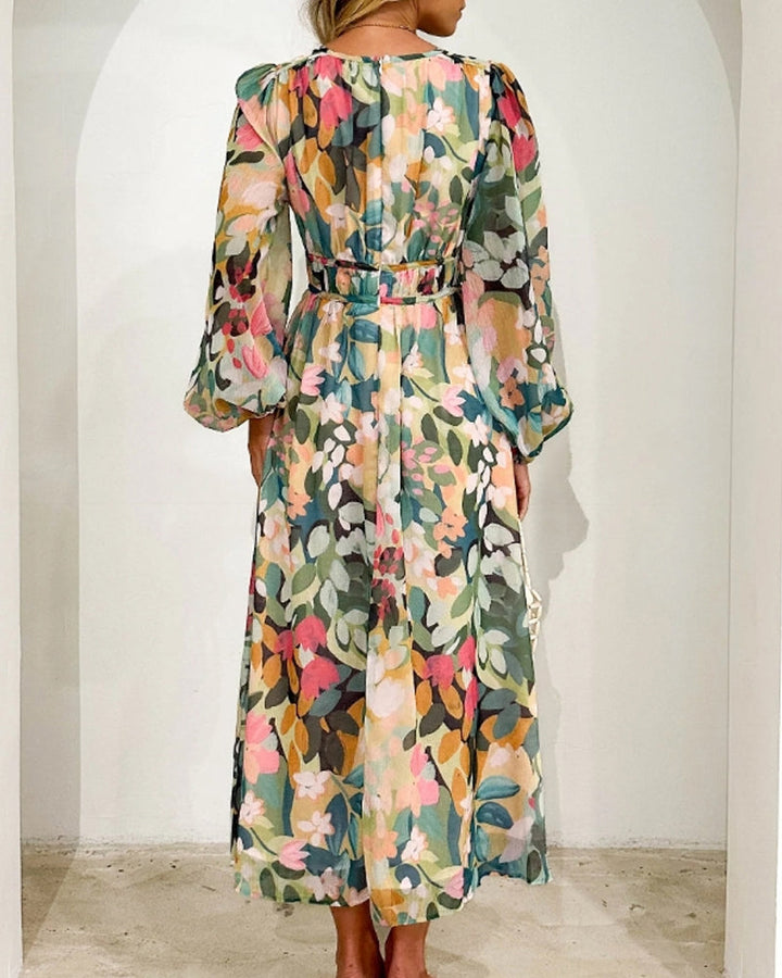 Sofie™ - Elegant Floral Dress
