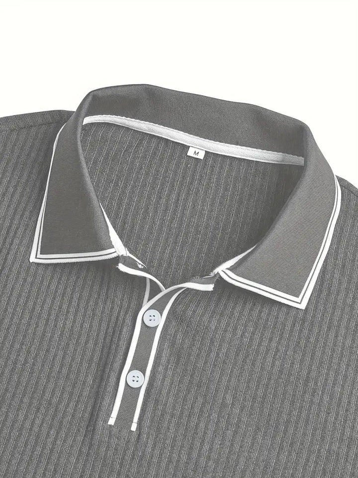 Emilio™ - Men's Tailored Ribbed Polo