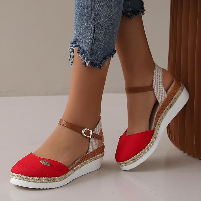Alfonsa | Orthopedic Platform Sandals, Breathable and Relaxed