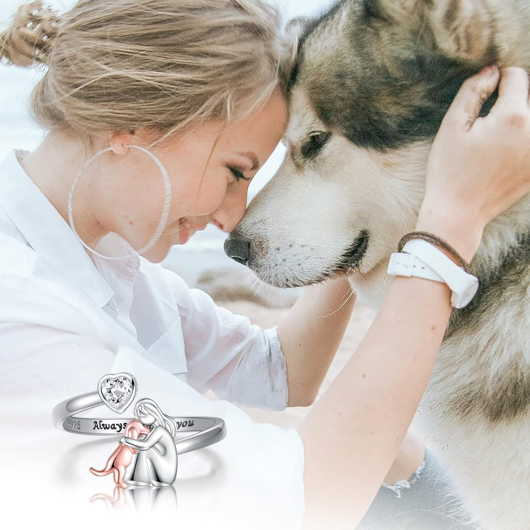 Anne™ - Dog Motif Ring (Pink)