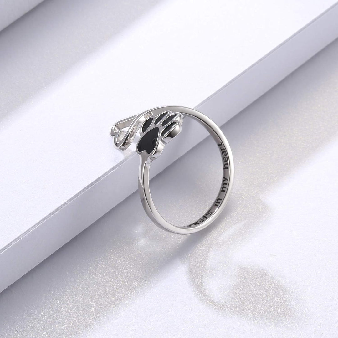 Huella Infinita™ | Infinity Paw Print™ | Memory Ring