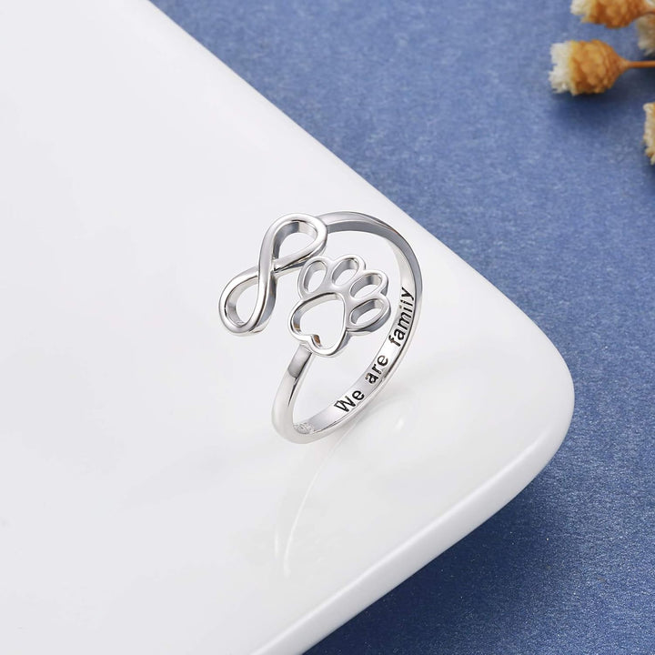 Huella Infinita™ | Infinity Paw Print™ | Memory Ring