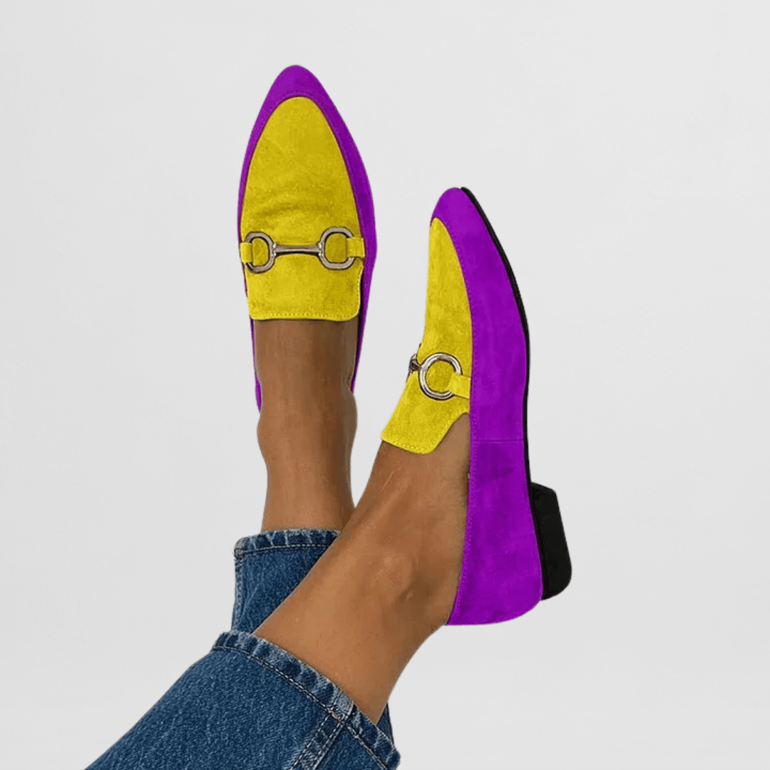 Ginevra | Colorful Boho Leather Loafers