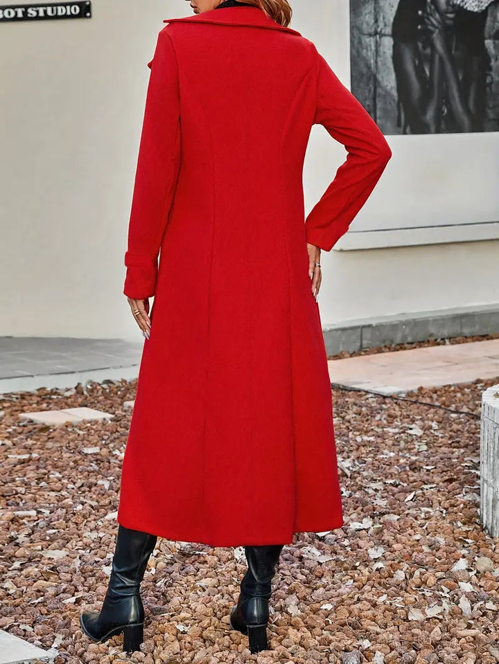 Klara - Double-Breasted Coat With Lapel Collar