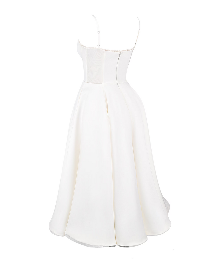 Ophira™ - Elegant Corset Midi Dress