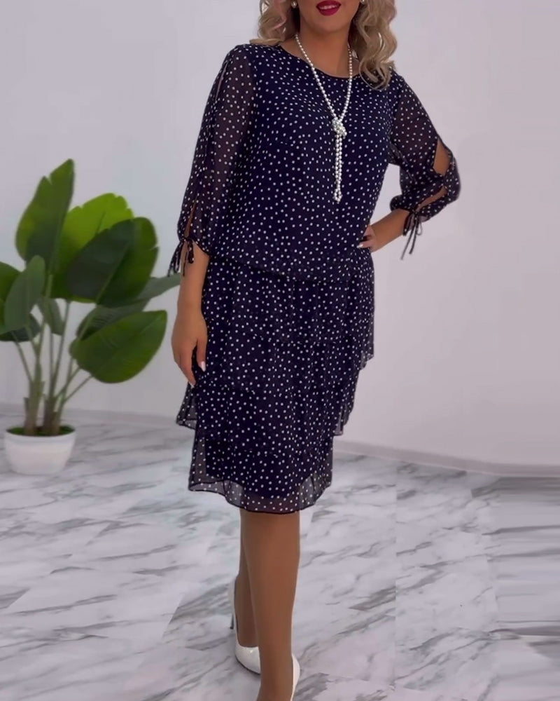 Tilly - Polka Dot Tiered Dress