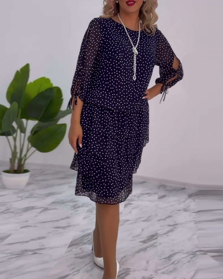 Tilly - Polka Dot Tiered Dress