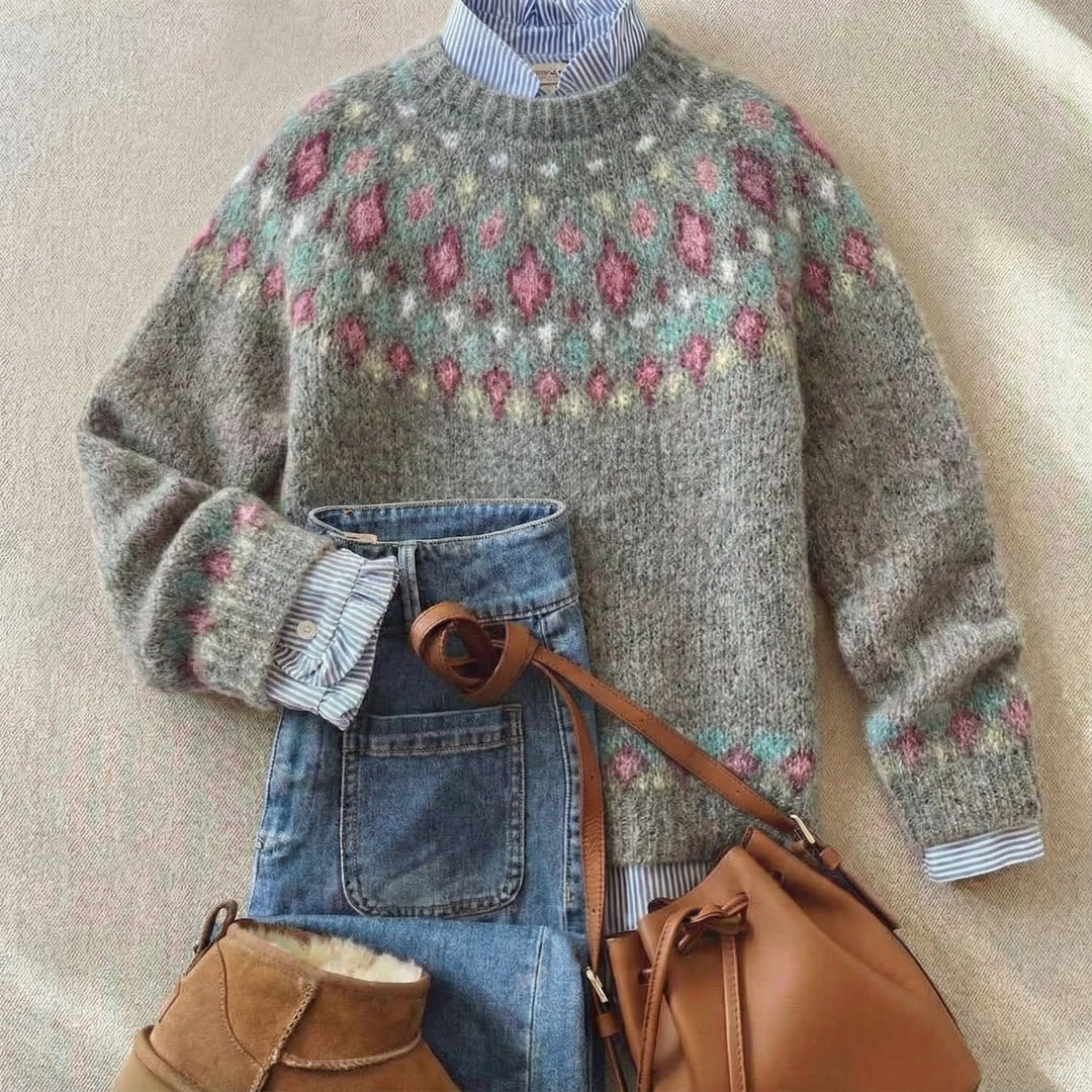 Eleanor | Classic Nordic Heritage Knit Sweater