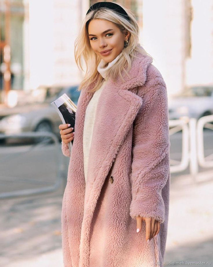 Zoe - Long Teddy Coat