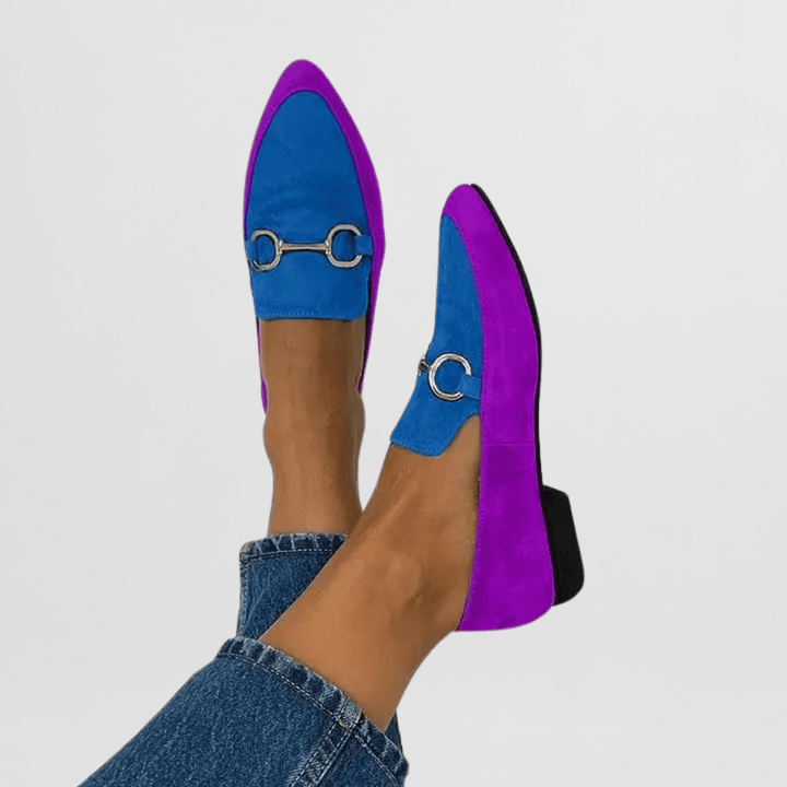 Ginevra | Colorful Boho Leather Loafers