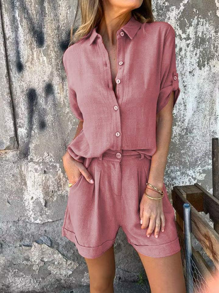 Gia™ – Stylish Cotton-Linen Set
