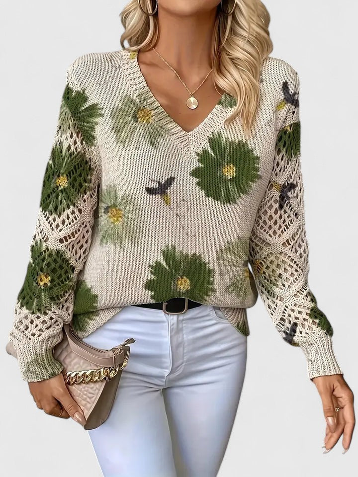 Deborah™ - Casual Floral Pullover