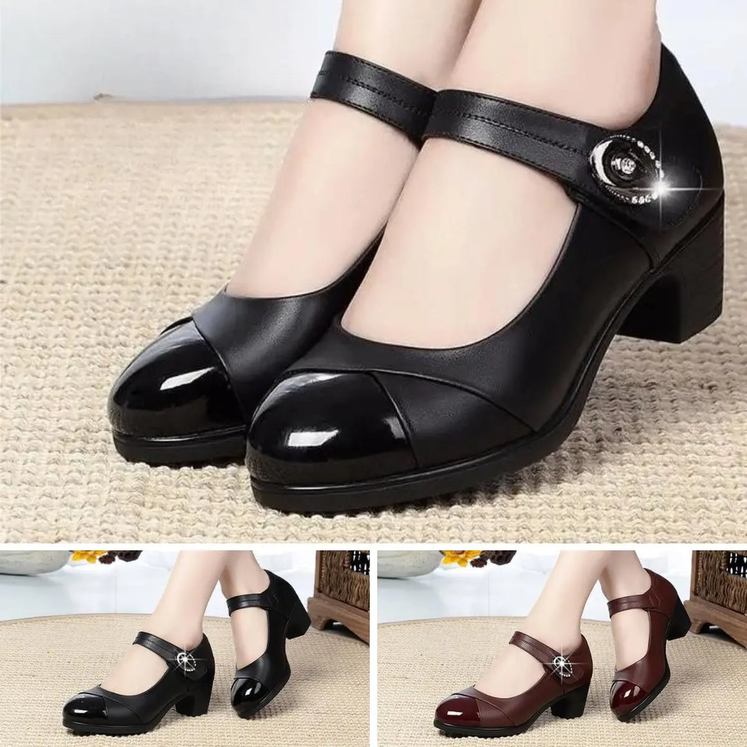 Millie™ - Women's Round Toe Leather Shoes