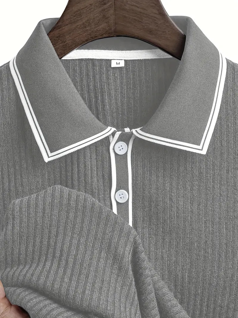 Emilio™ - Men's Tailored Ribbed Polo