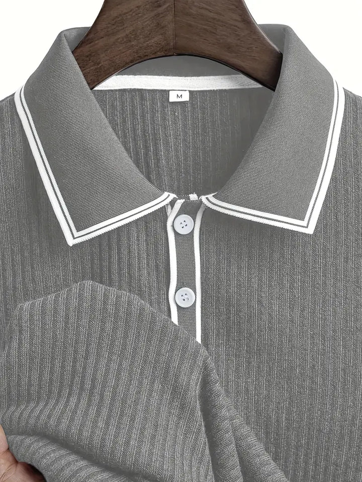 Emilio™ - Men's Tailored Ribbed Polo
