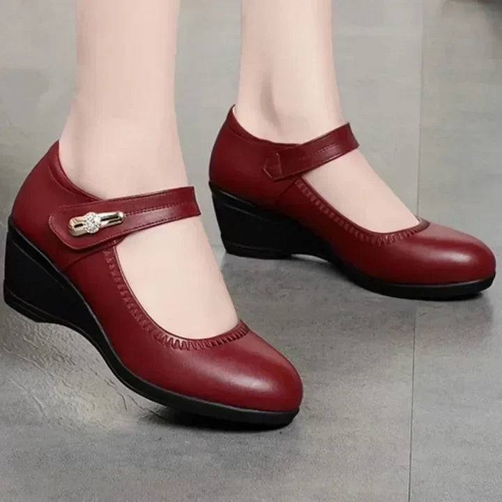 Lydia | Damen Wedge Mary Jane Schuhe