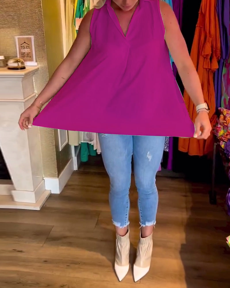 Alana™ - Timeless Ruffle-Free Top