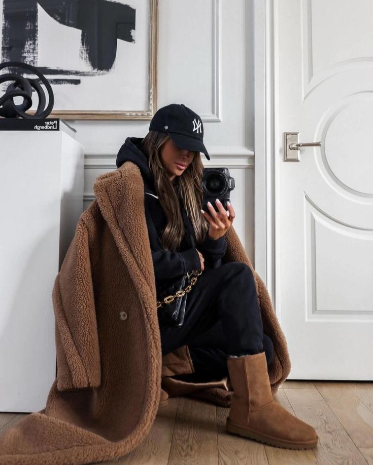 Zoe - Long Teddy Coat