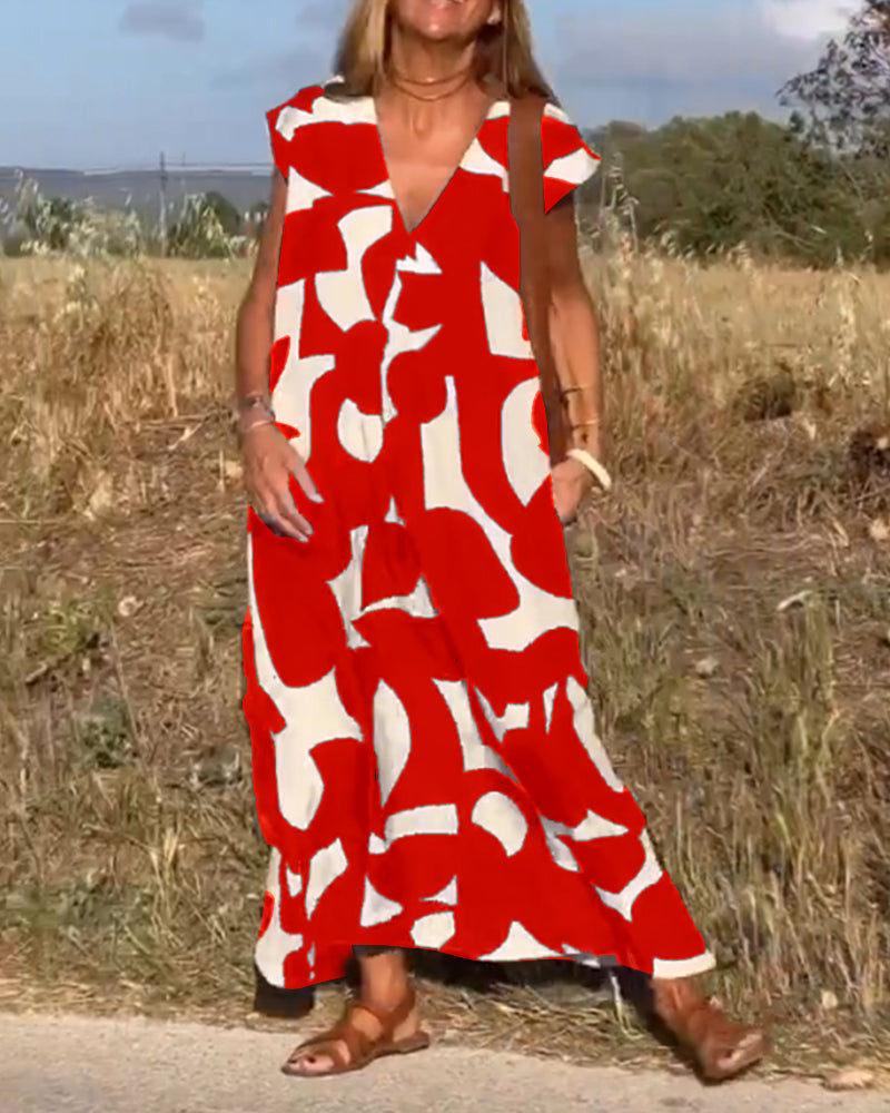 Kendall - Casual Abstract Dress
