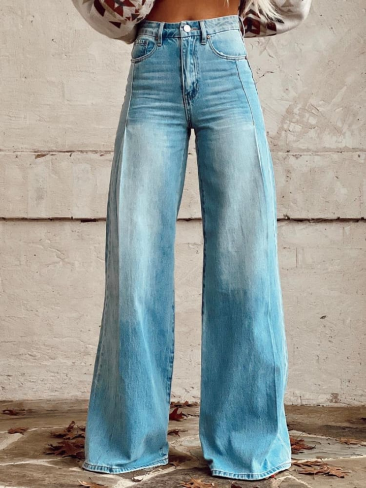 EDITH RELAXED WIDE-LEG TROUSERS