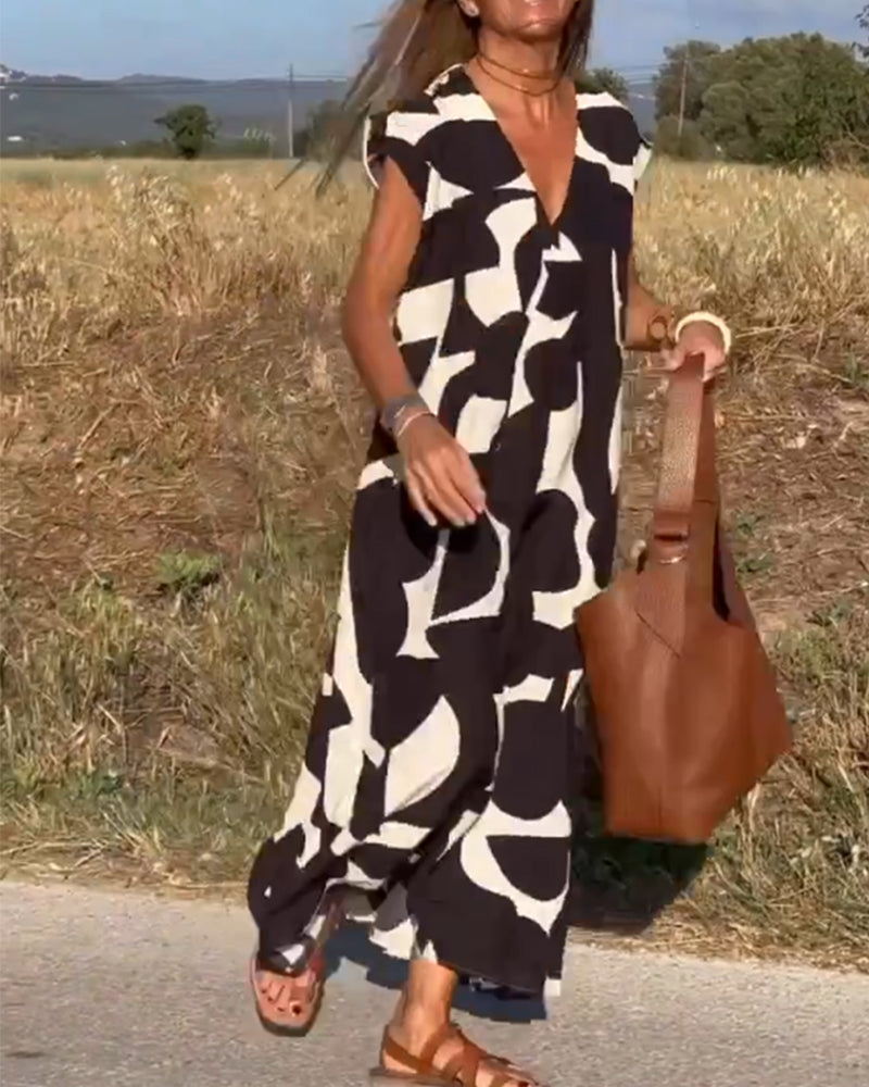Kendall - Casual Abstract Dress