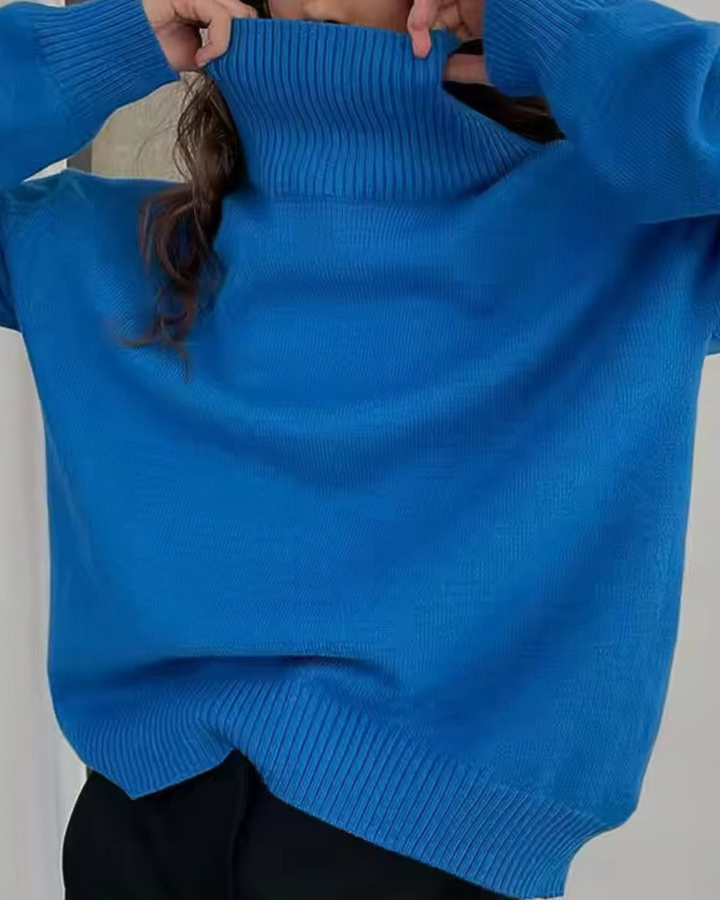 Lesley - Oversized Turtleneck Sweater