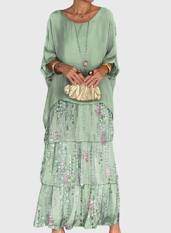 Susan™ | Elegant, long, flowing dress