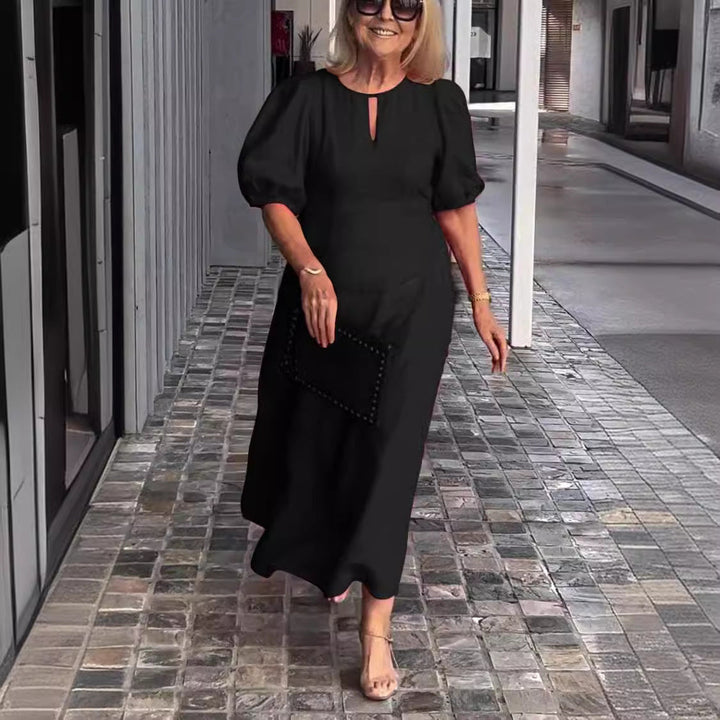 Juliana - Elegant Dress with Puff Sleeves