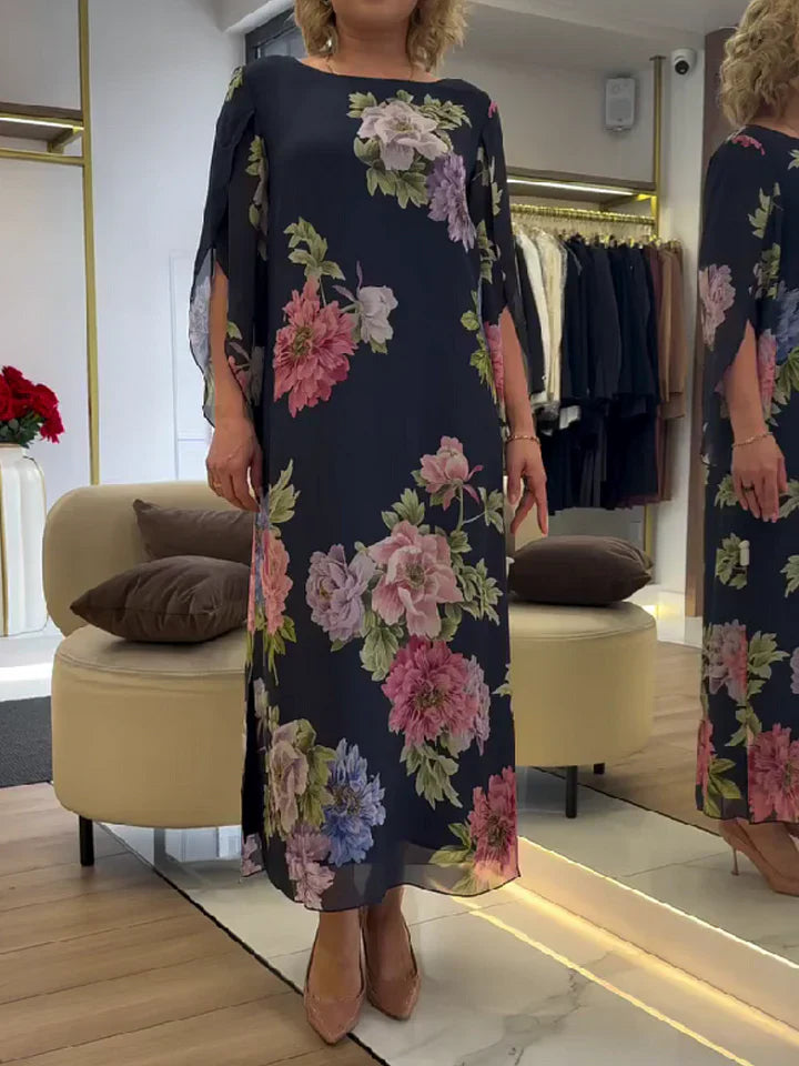 Lightweight floral print maxi dress for ultimate comfort