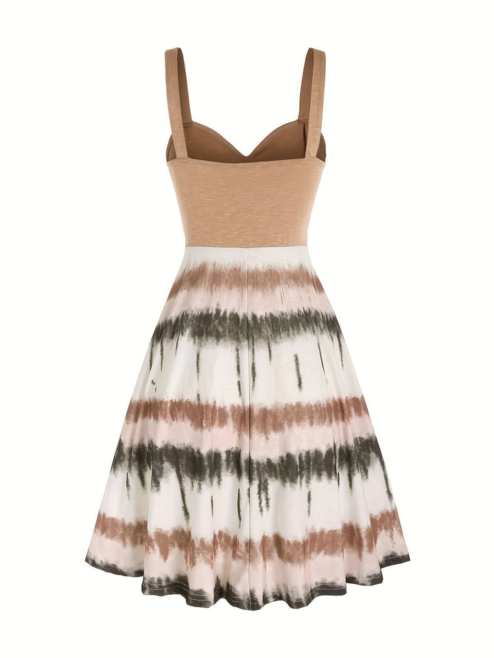 Gisele™ - Comfortable Sleeveless Tie-Dye Summer Dress