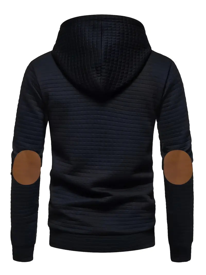 Emanuele - Men's Waffle Casual Hoodies