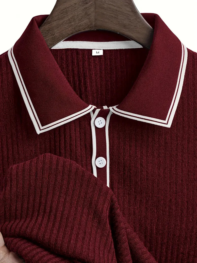 Emilio™ - Men's Tailored Ribbed Polo