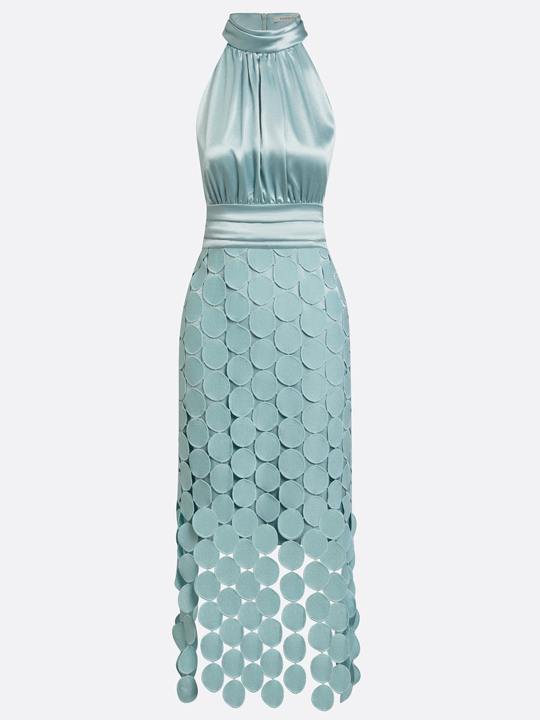 Céline | Damen Halter Midi Kleid